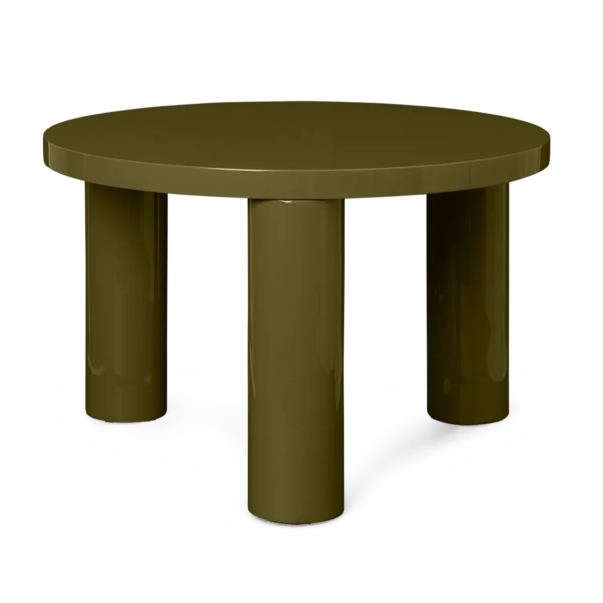 ferm LIVING | Post Coffee Table - Small - Olive
