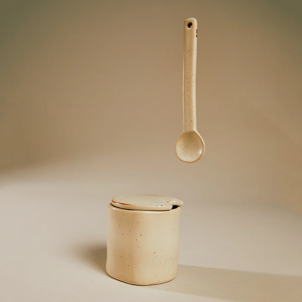 Ferm LIVING | Flow Jam Jar - Off White