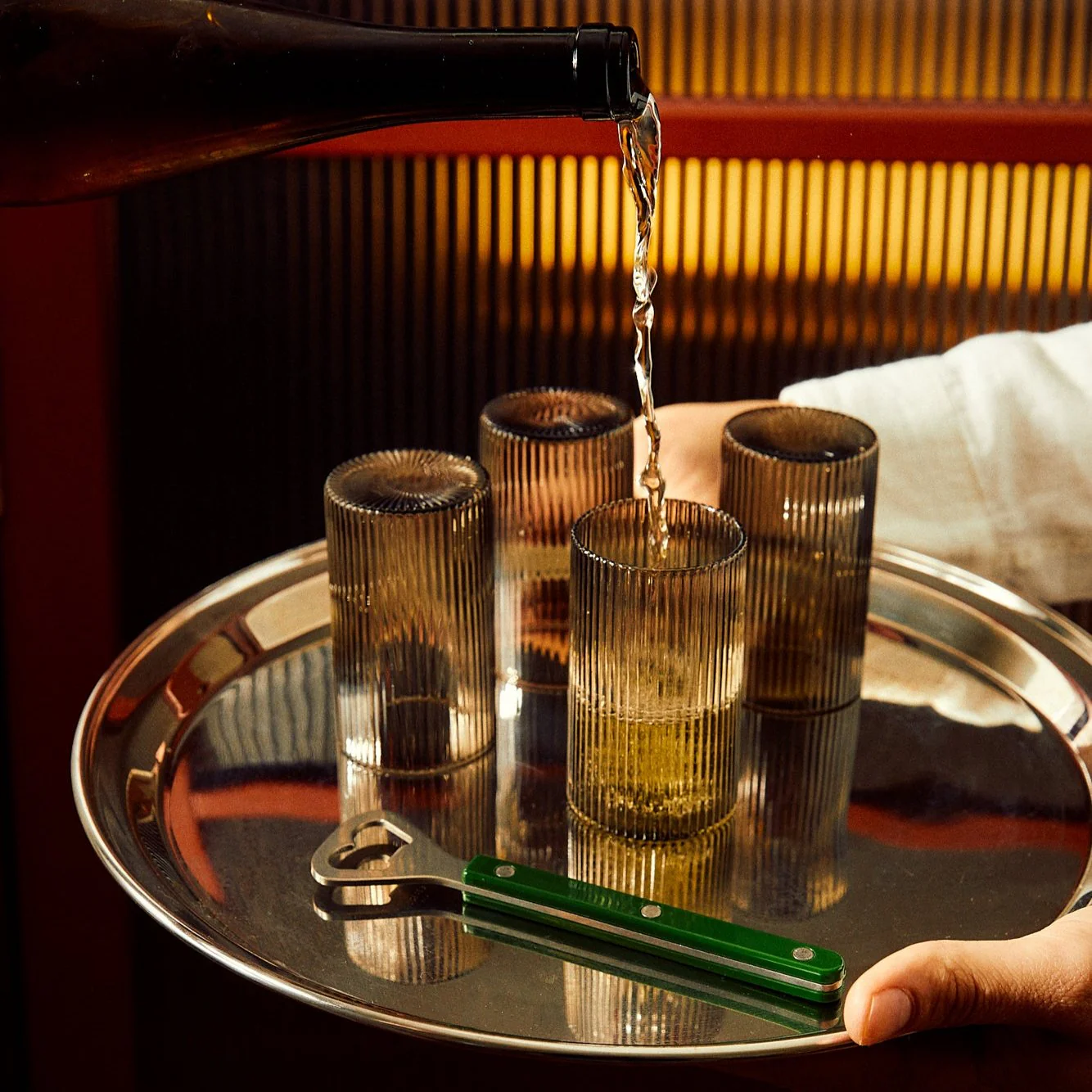 ferm LIVING | Ripple Verrines - Set of 4 - Smoked Grey