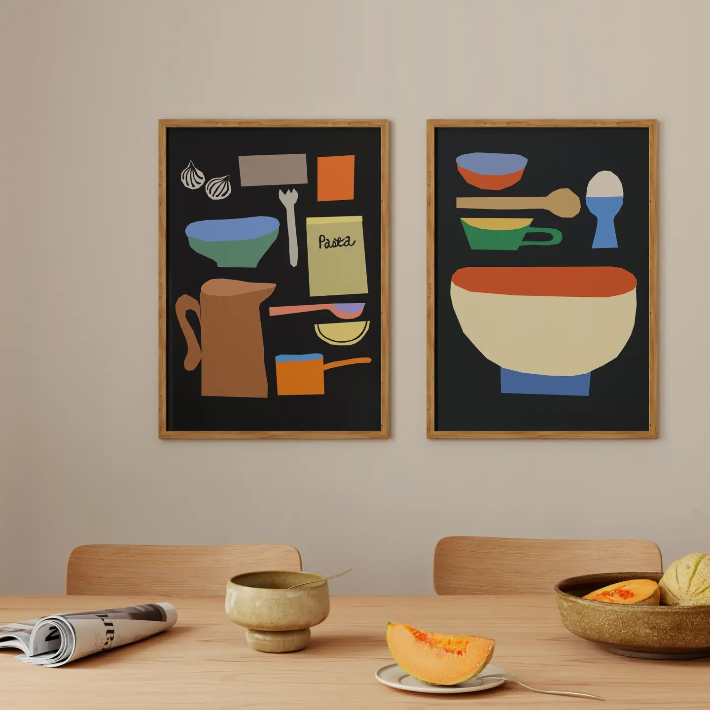 Marcello Velho | Pasta Kitchen - A3 Art Print