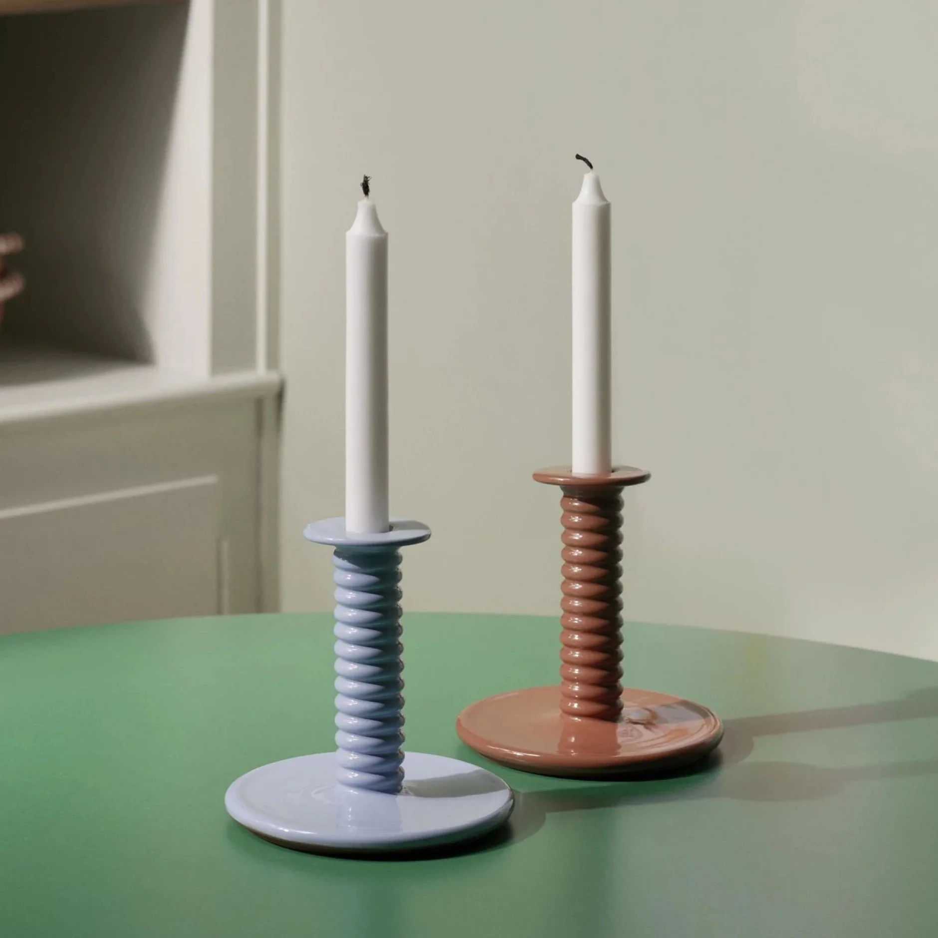 HAY | Barro Candle Holder - Light Blue