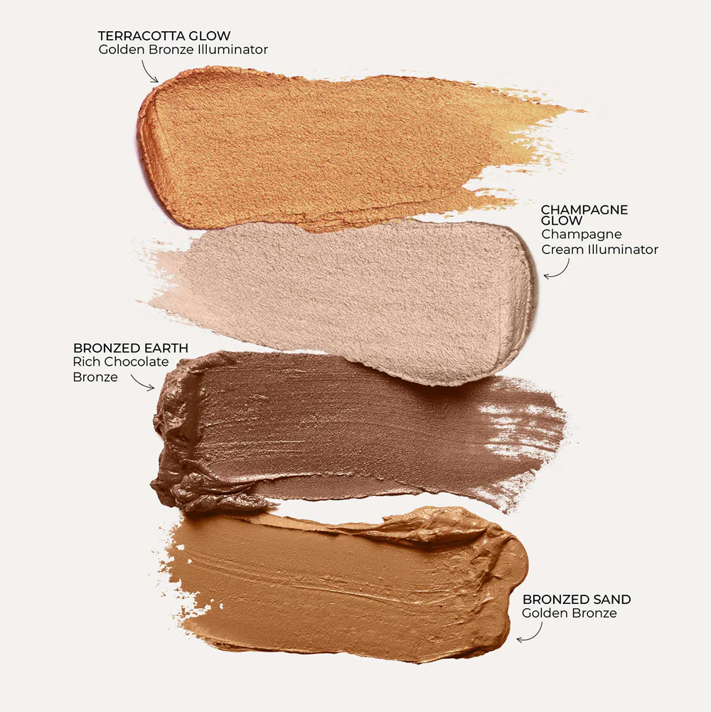 Multi-Use Ceramide Lip and Cheek Palette - Buffed Glow