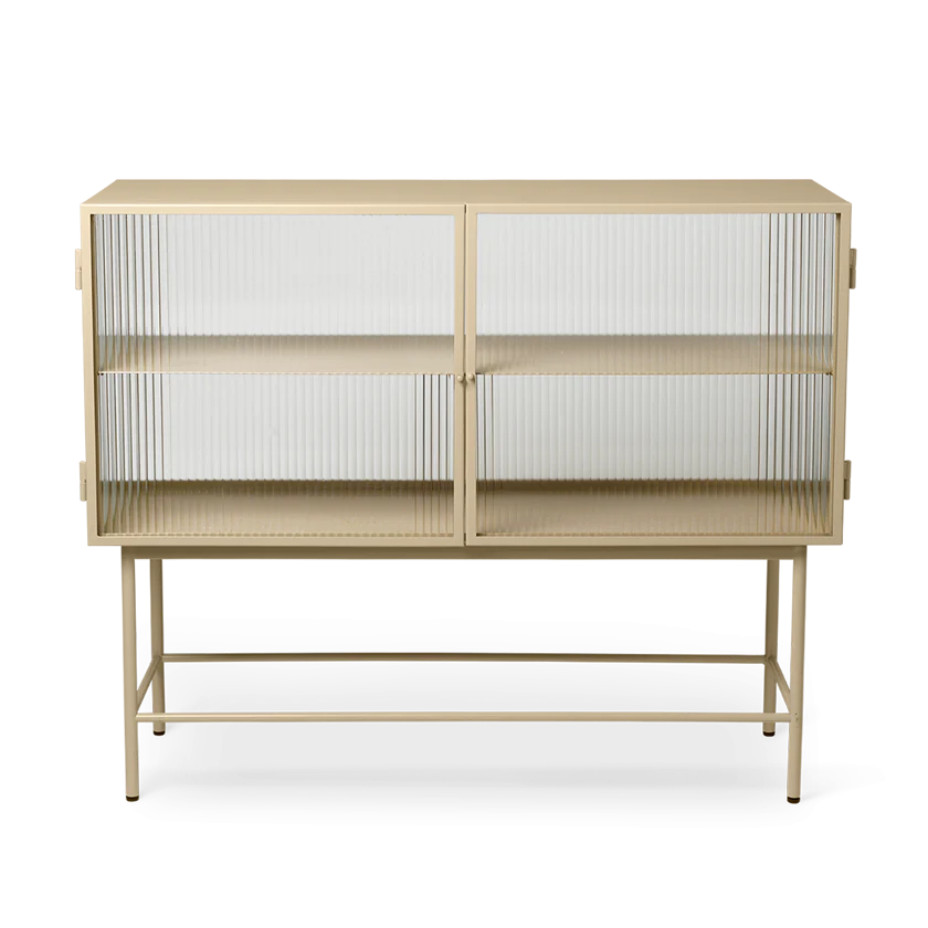 ferm LIVING | Haze Sideboard - Reeded Glass - Cashmere