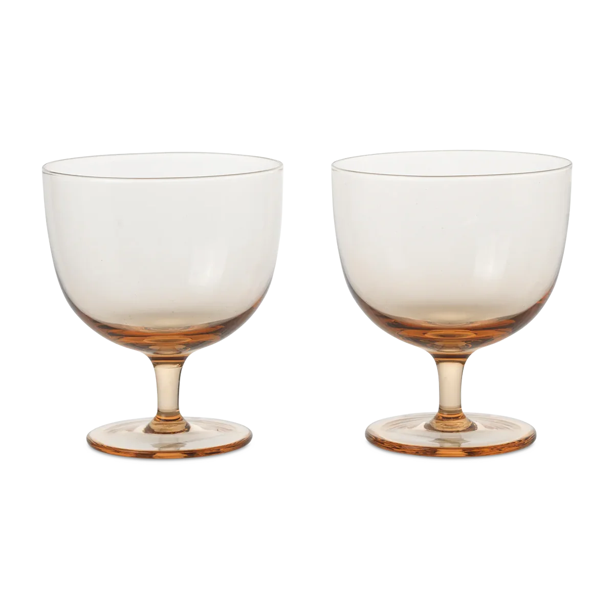 ferm LIVING | Host Water Glasses - Set of 2 - Blush Pink