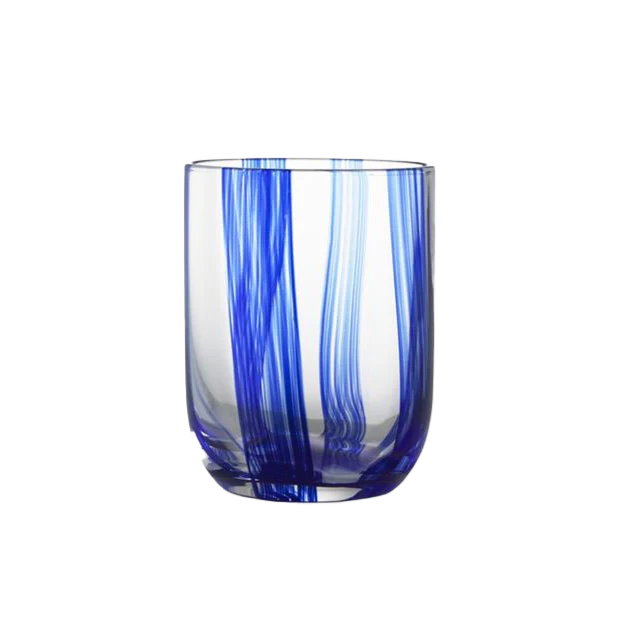 Normann Copenhagen | Stripe Glass - Blue Stripes