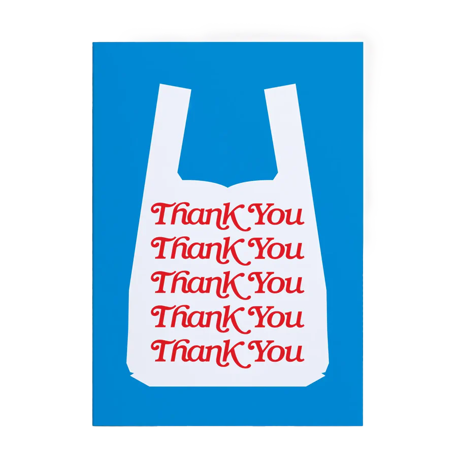 Crispin Finn | Thank You Shopping Bag Greeting Card