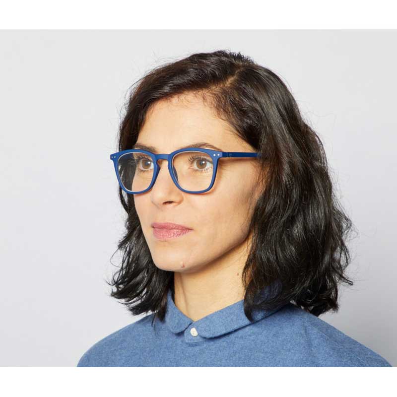 Reading Glasses # E - The Trapeze - Navy Blue