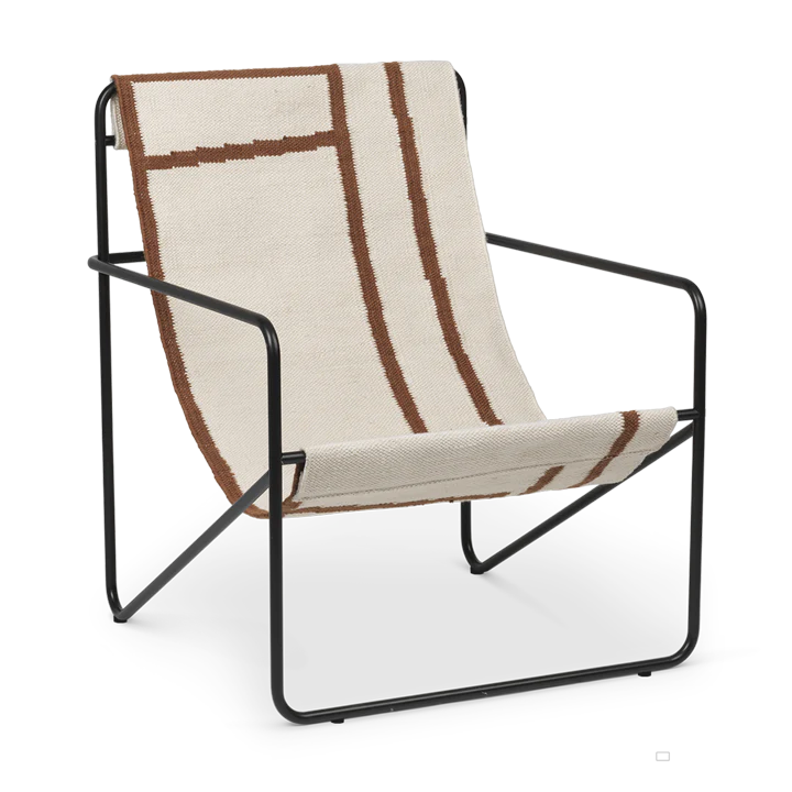 ferm LIVING | Desert Lounge Chair - Black Frame