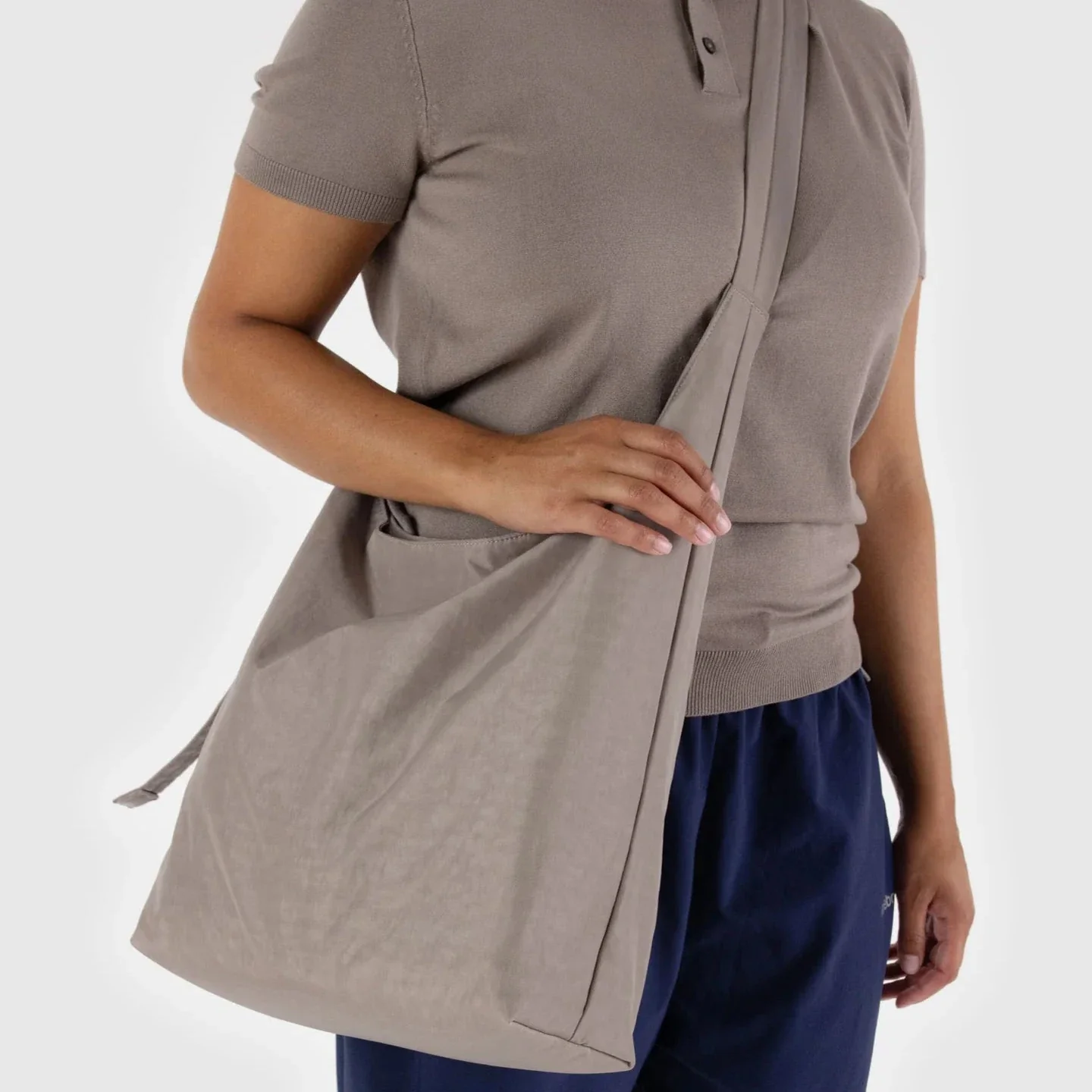 Baggu | Large Nylon Sling Bag - Dove