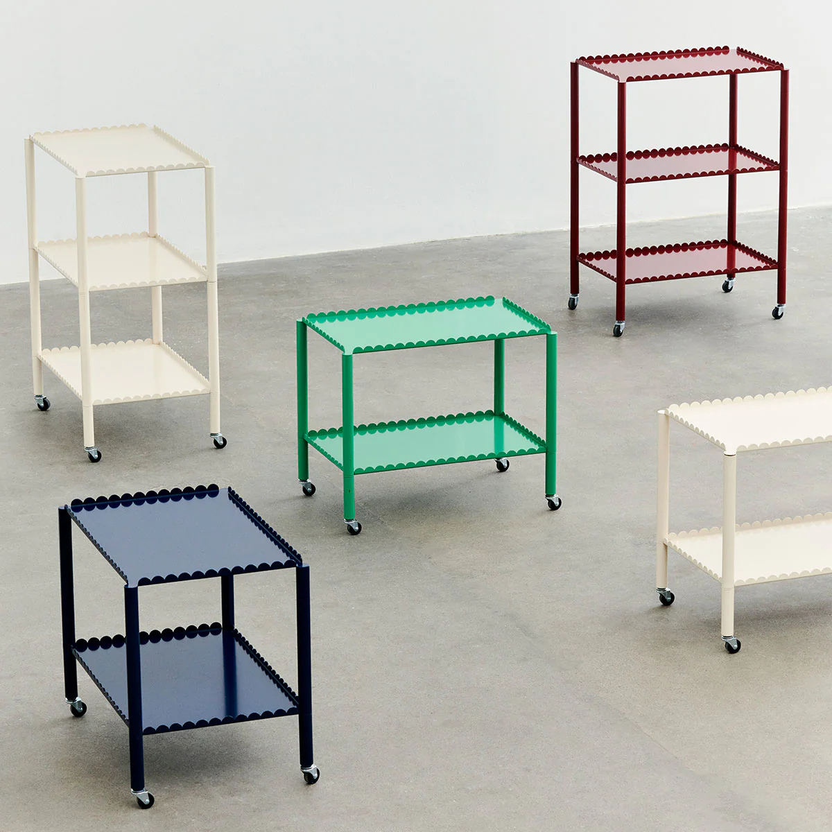 HAY | Arcs Trolly - High - Eggshell