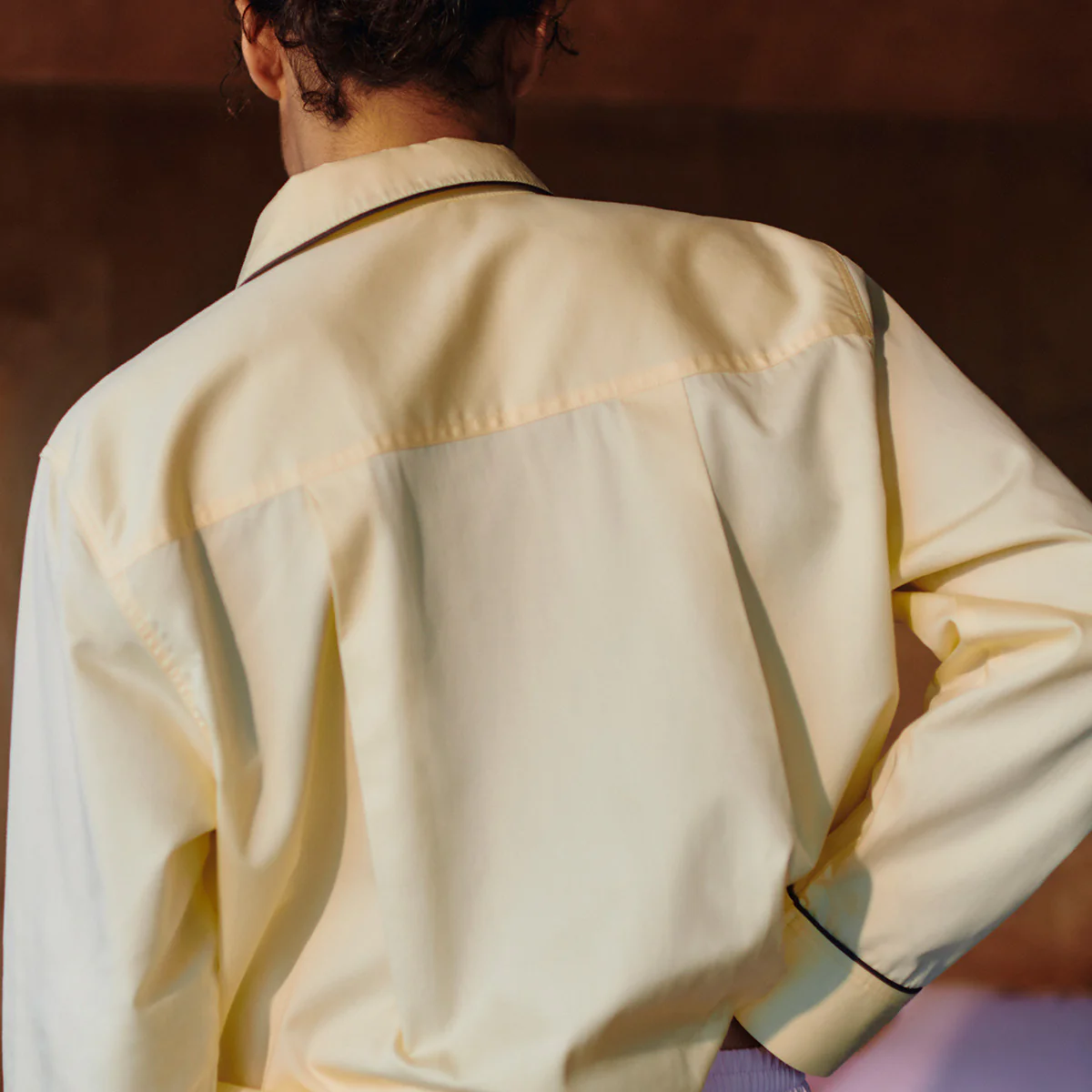 HAY | Outline Pyjama - Long Sleeve Shirt - Yellow