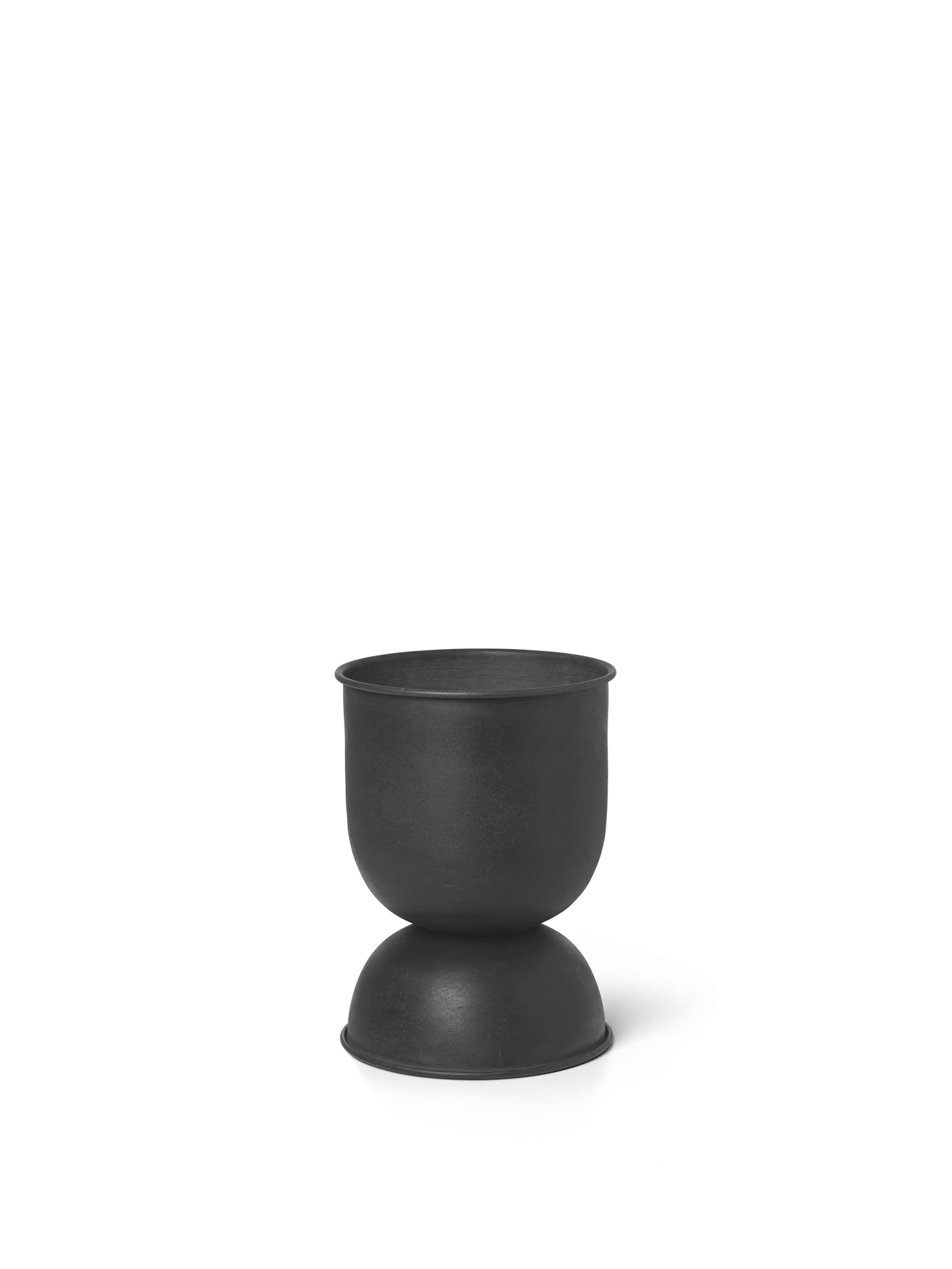 ferm LIVING | Hourglass Pots - Various Sizes - Black / Dark Grey
