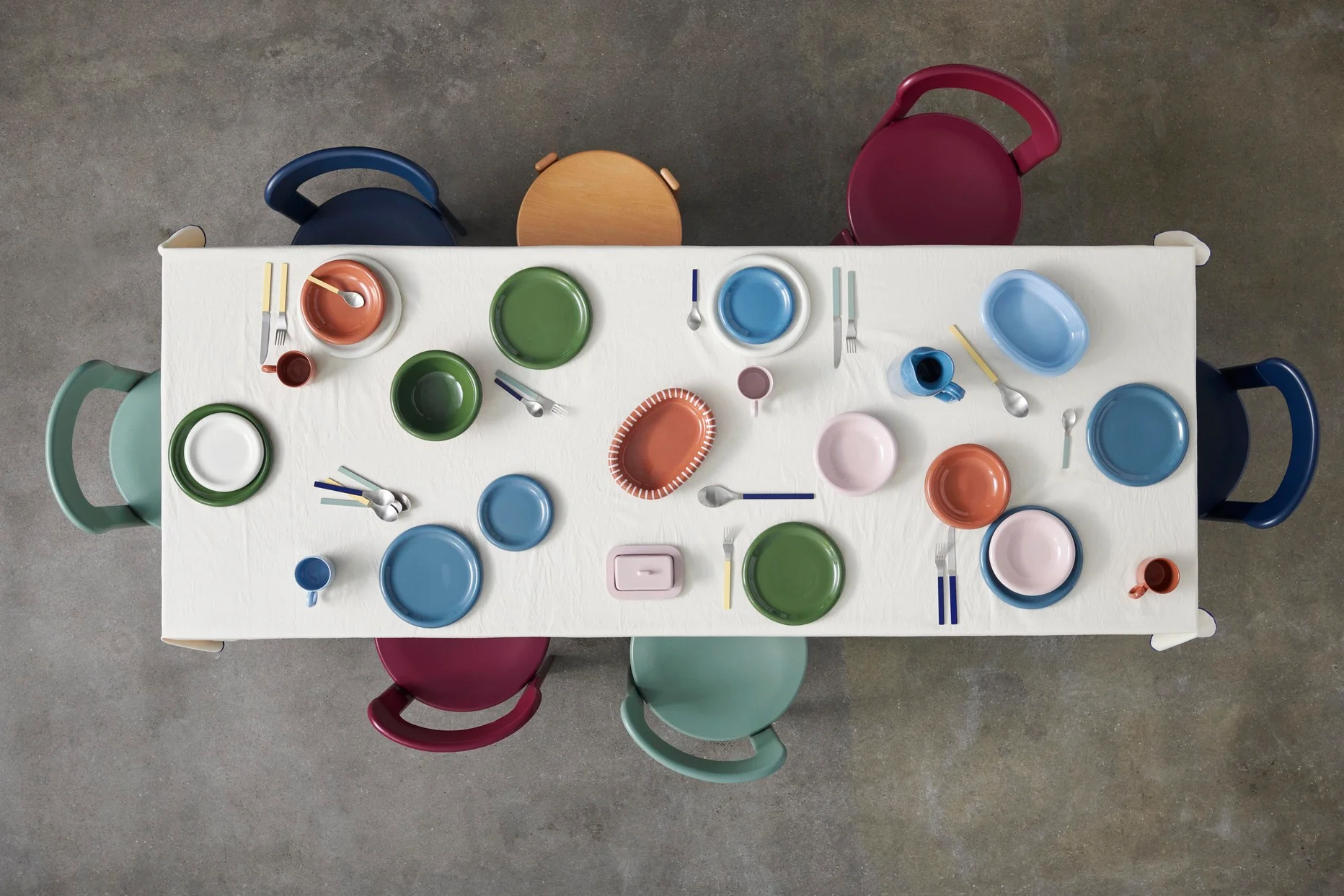 HAY | Barro Jug - Tall - Dark Blue