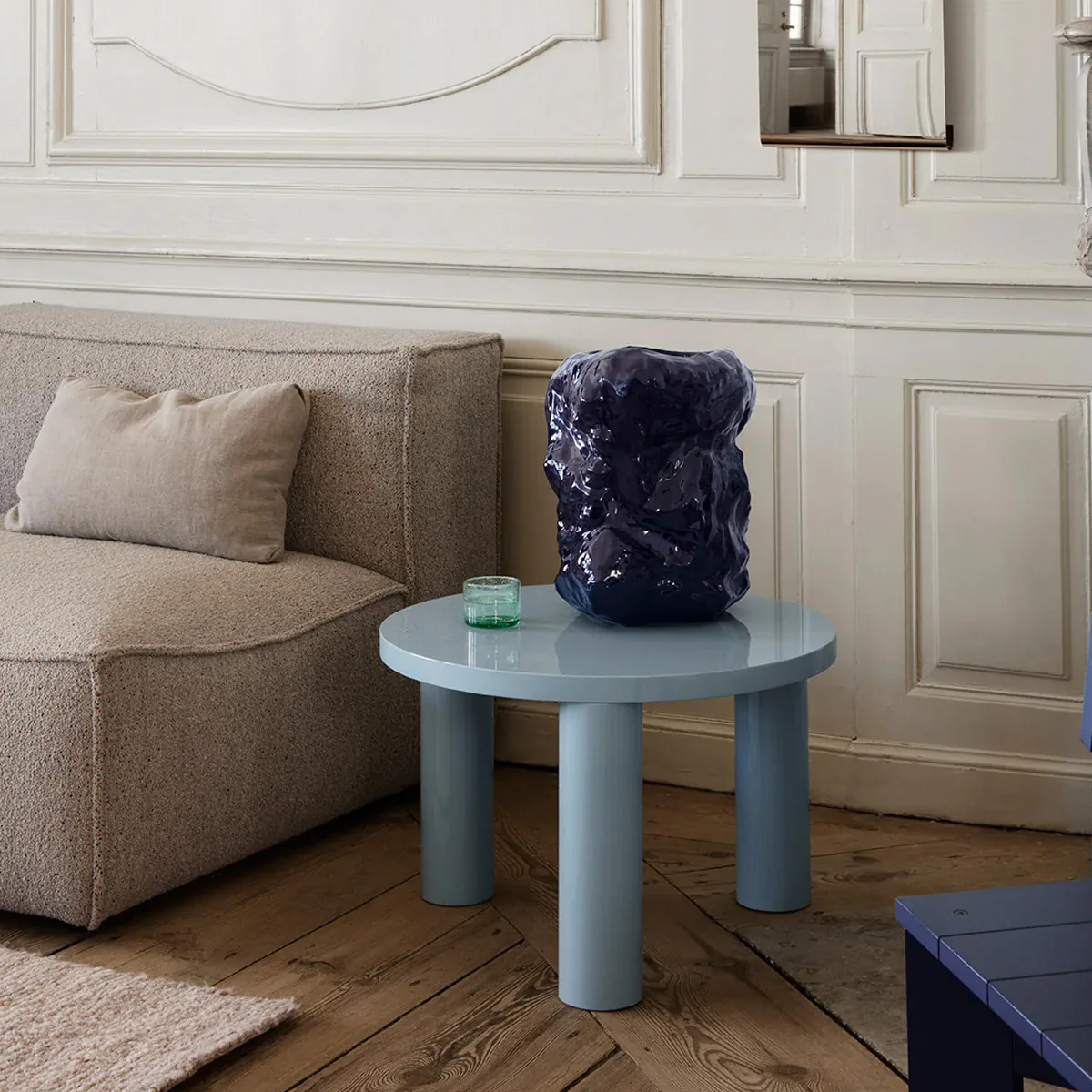 ferm LIVING | Post Coffee Table - Small - Ice Blue