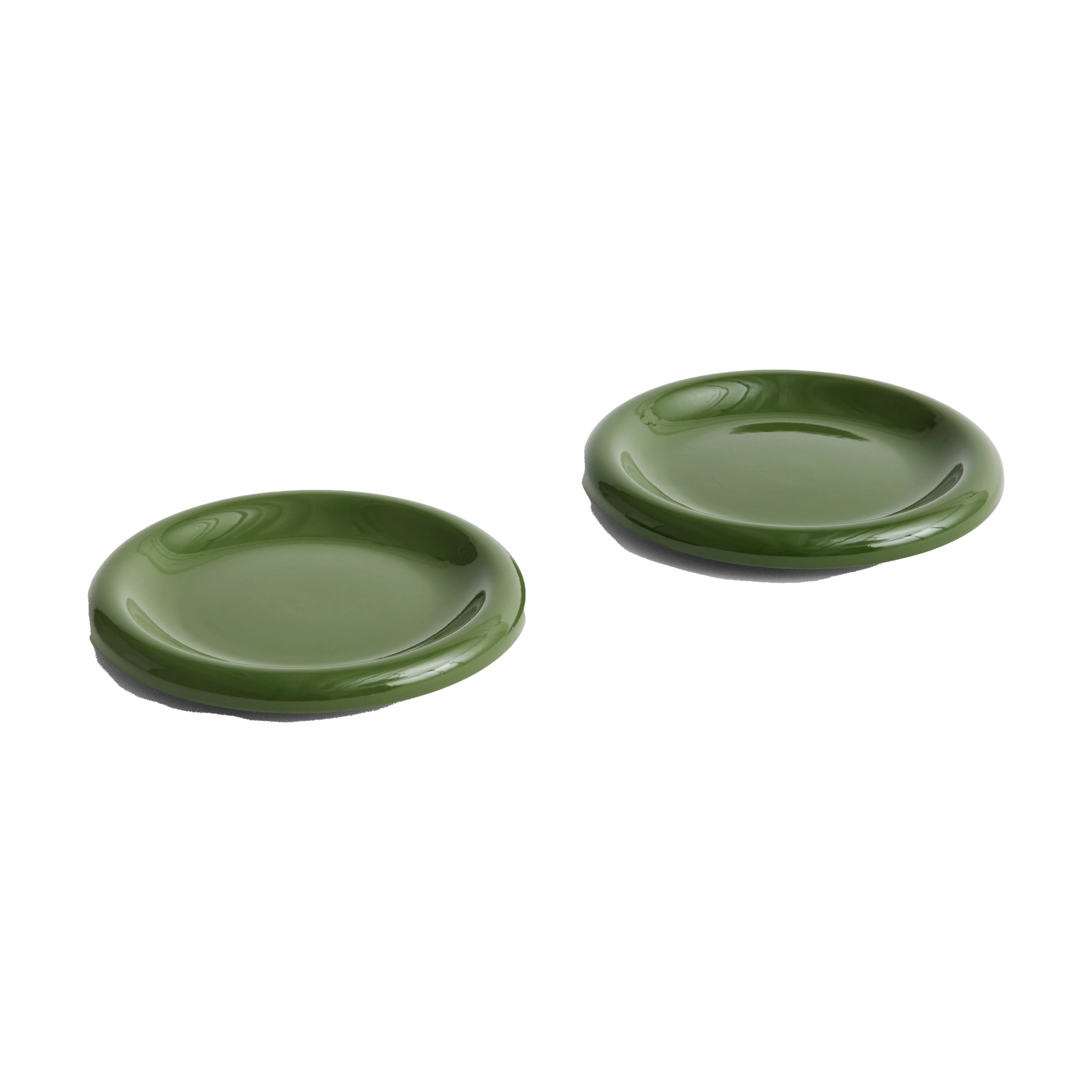 HAY | Barro Plate set of 2 - Ø18 - Green