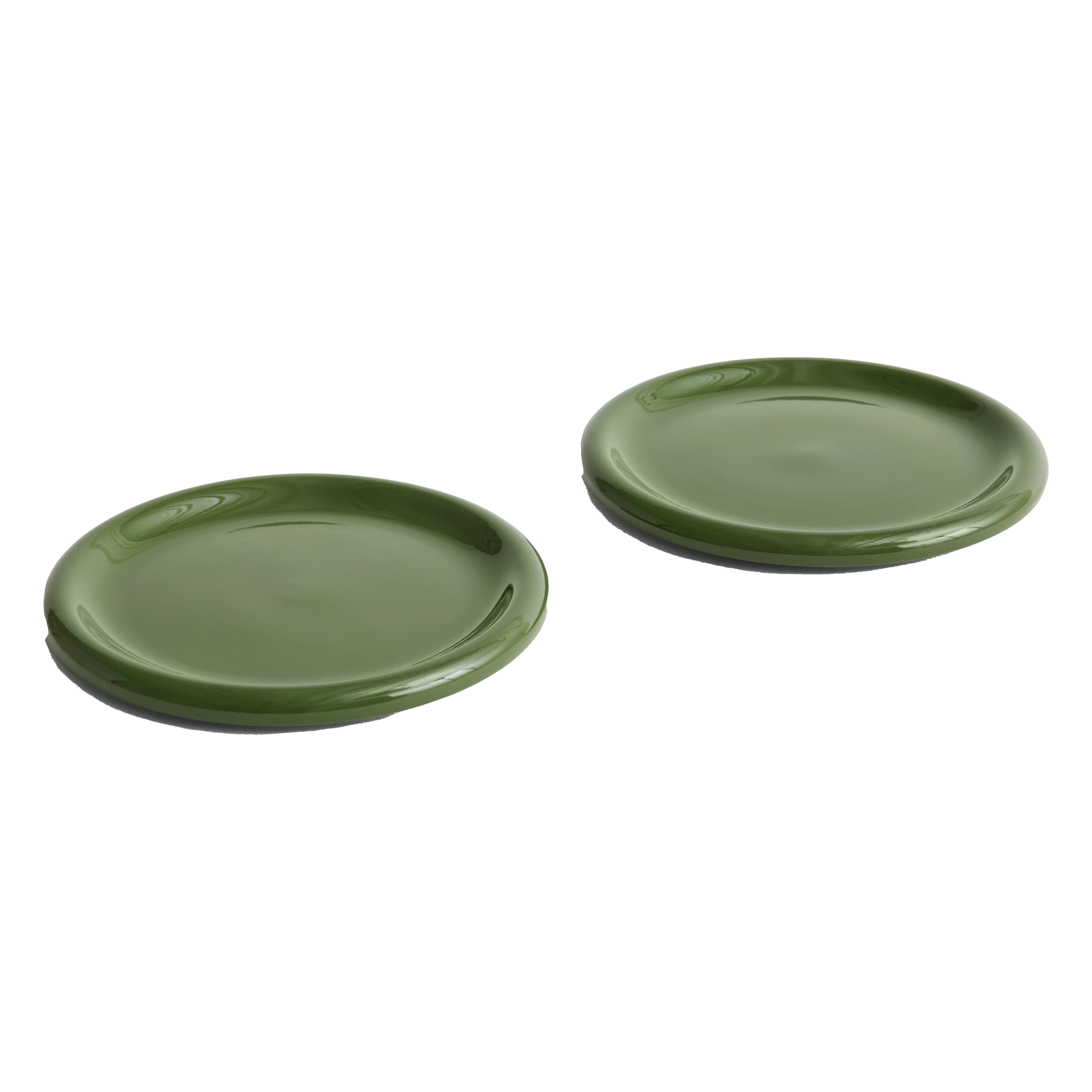 HAY | Barro Plate set of 2 - Ø24 - Green