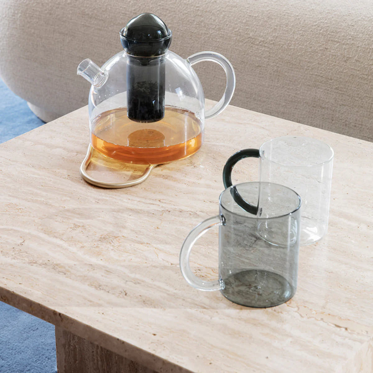 ferm LIVING | Distinct Coffee Table - Travertine