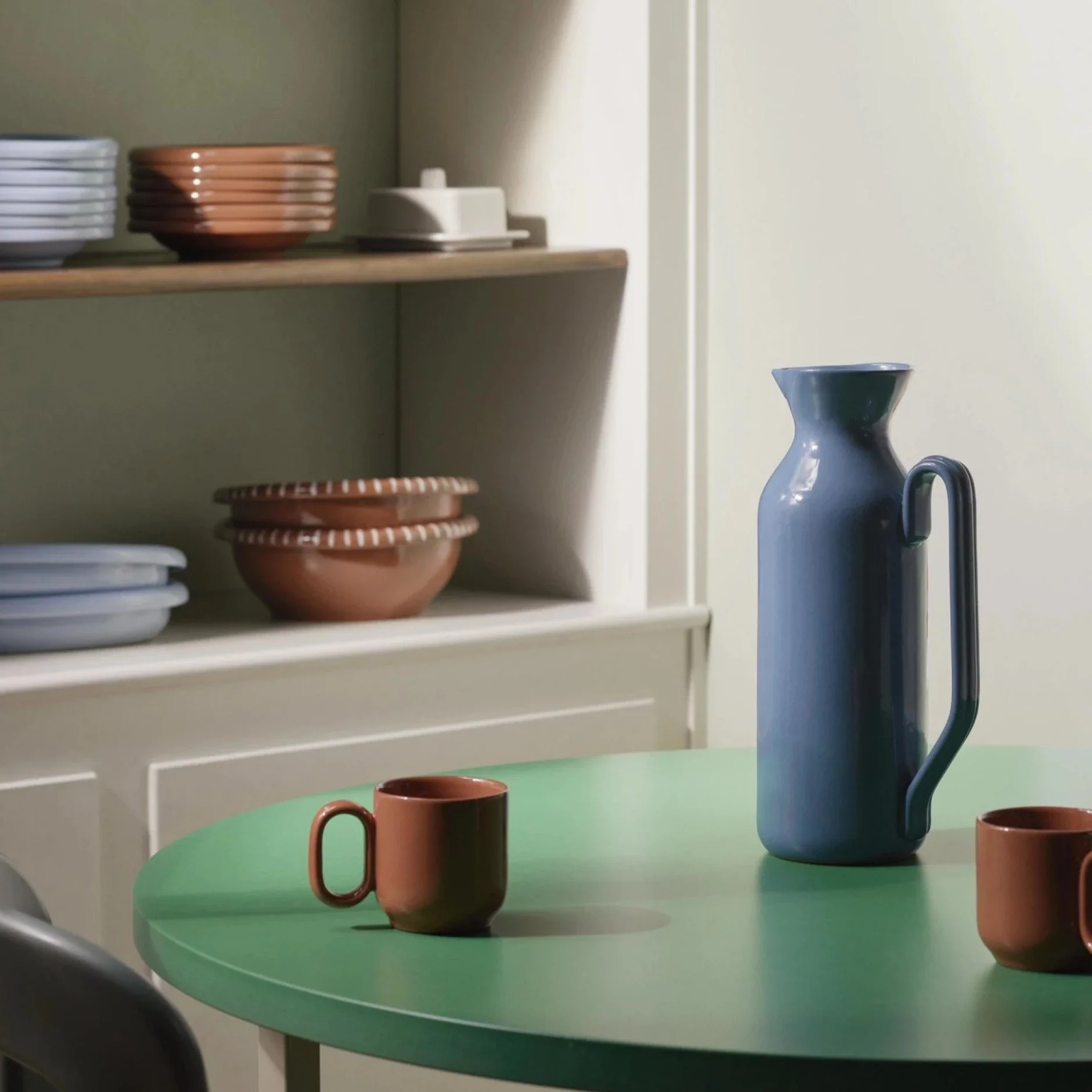 HAY | Barro Jug - Tall - Dark Blue