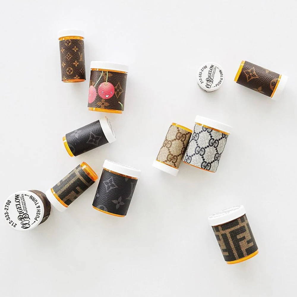 LV Monogram Pill Bottle - Small