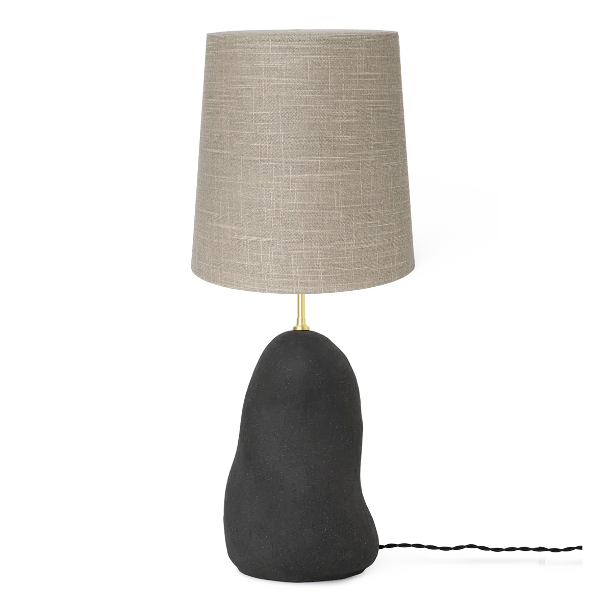 ferm LIVING | Hebe Lamp Base & Shade - Medium - Dark Grey