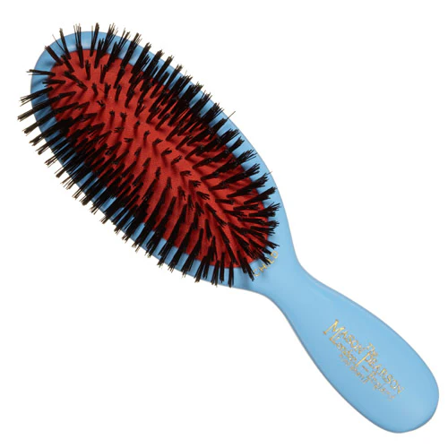 Pocket Child Bristle Hairbrush - Blue