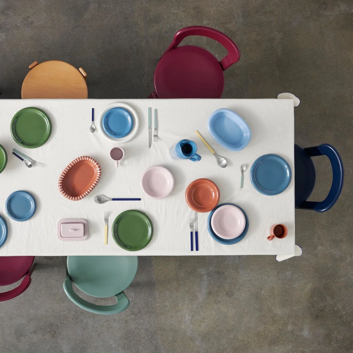 HAY | Barro Bowl - Set of 2 - Light Blue