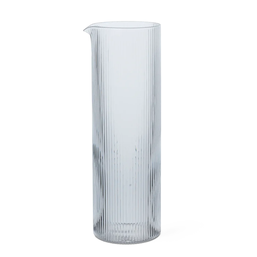 ferm LIVING | Ripple Water Jug - Clear