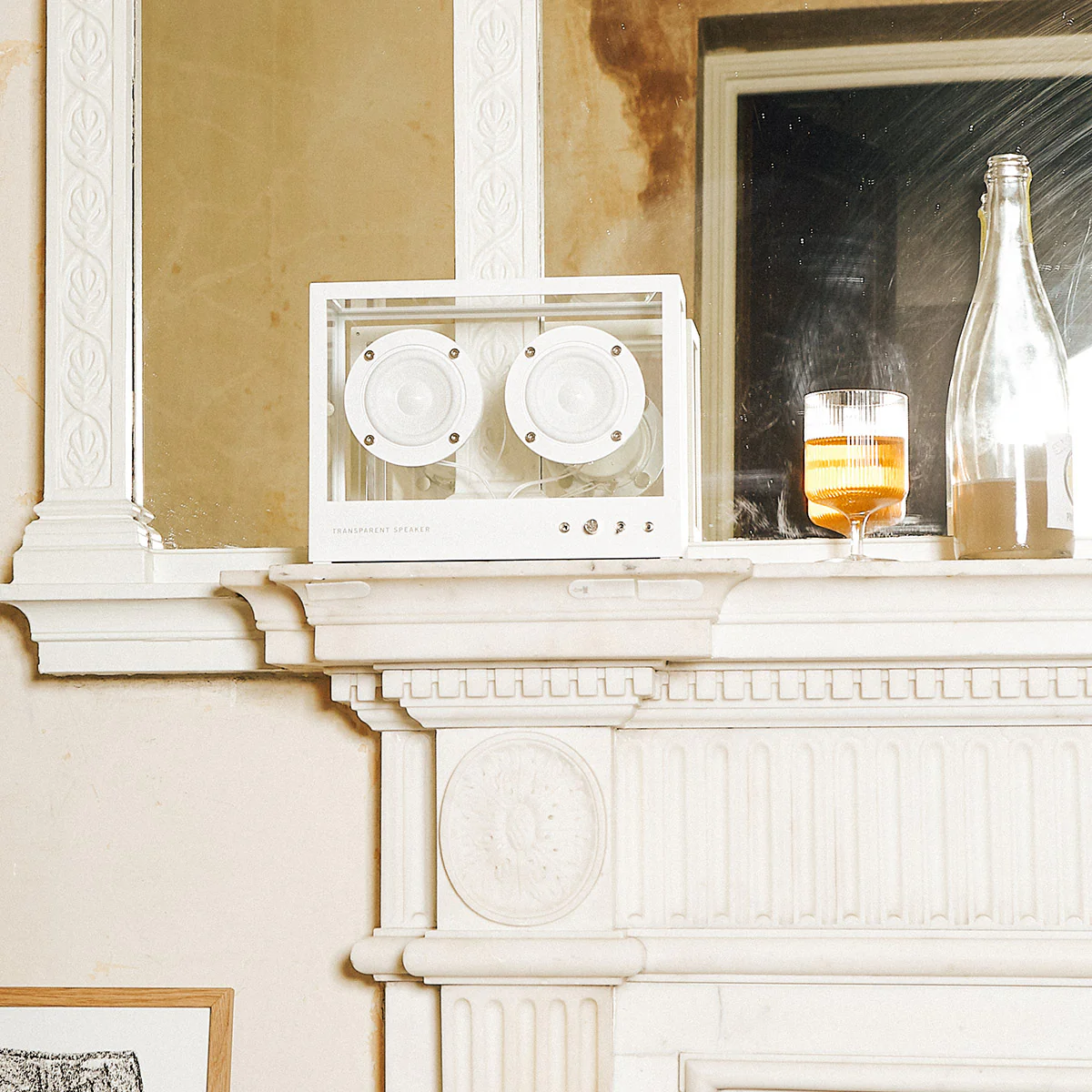 Transparent | Small Transparent Speaker - White