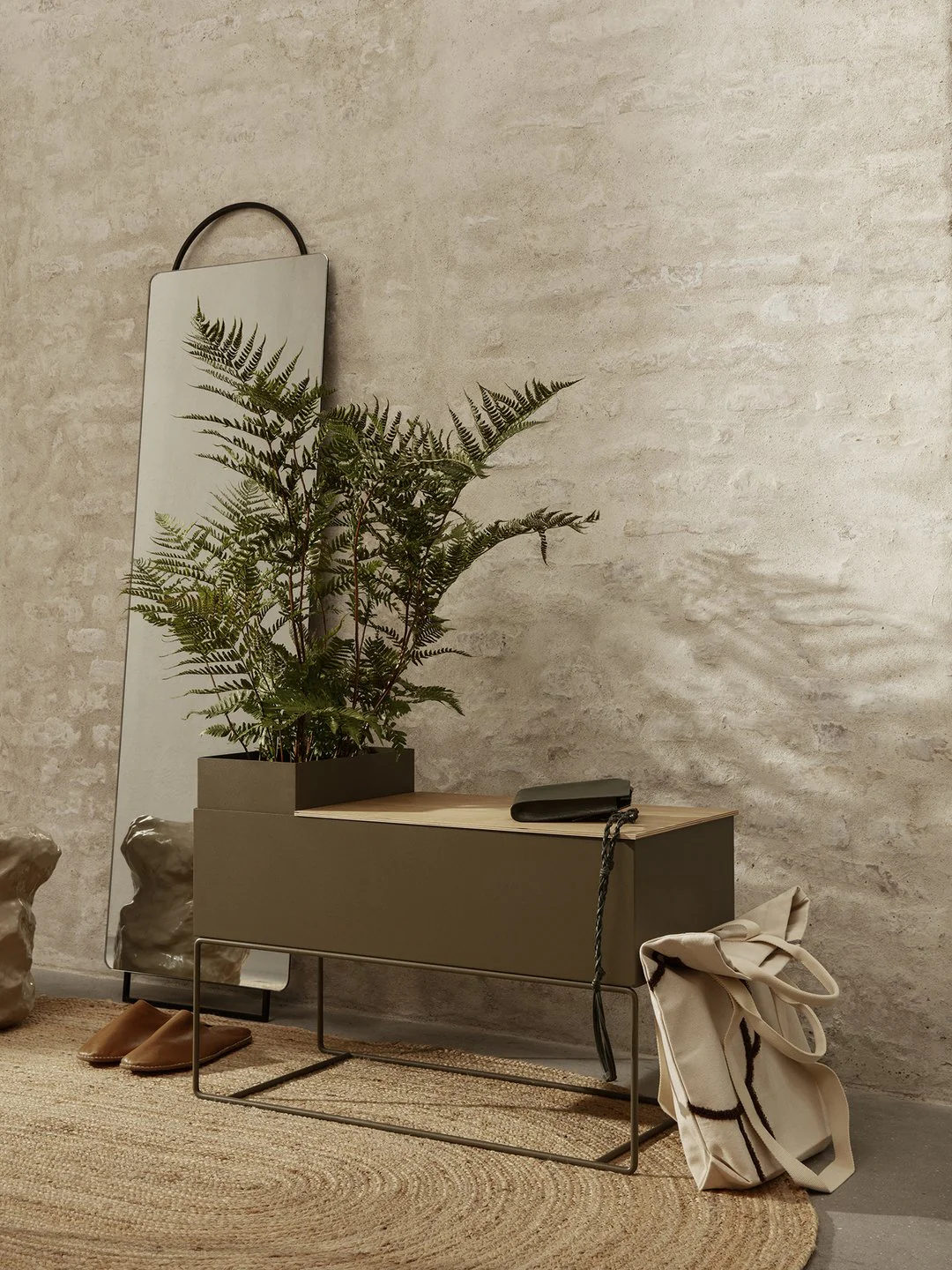 ferm LIVING | Large Plant Box - Olive