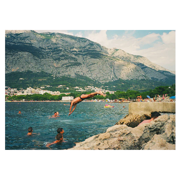 The Happiness Collective | 'Only The Good Dive Young' On Film - Framed Print