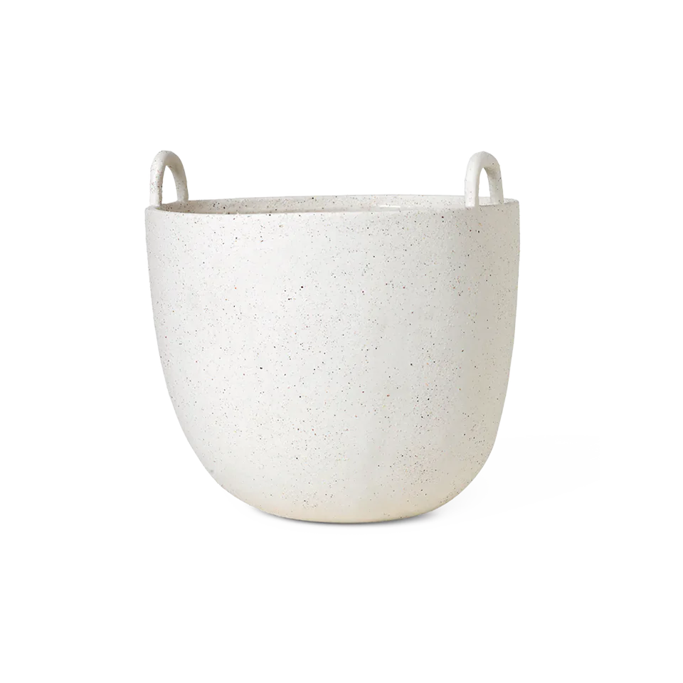 ferm LIVING | Speckle Pot - Off White - Small