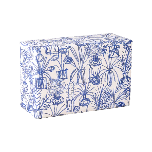 Wrap | Plants Wrapping Paper in Blue