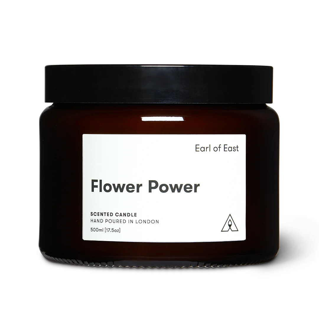 Earl of East | Flower Power - Soy Wax Candle - 500ml [17.5oz]
