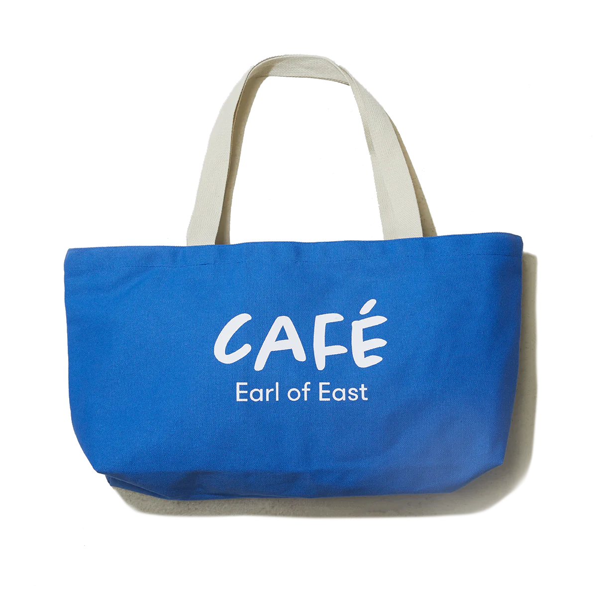 Earl of East | Café Market Bag - Café Logo Print - Blue