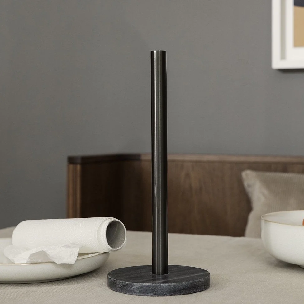 ferm LIVING | Paper Towel Holder - Black Brass