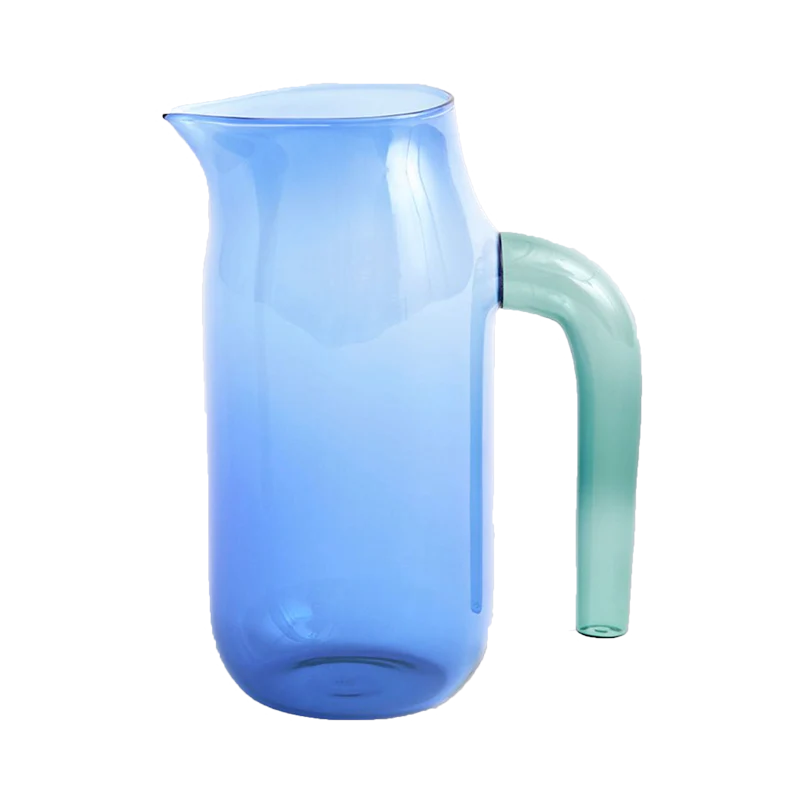 HAY | Glass Jug - XL - Blue