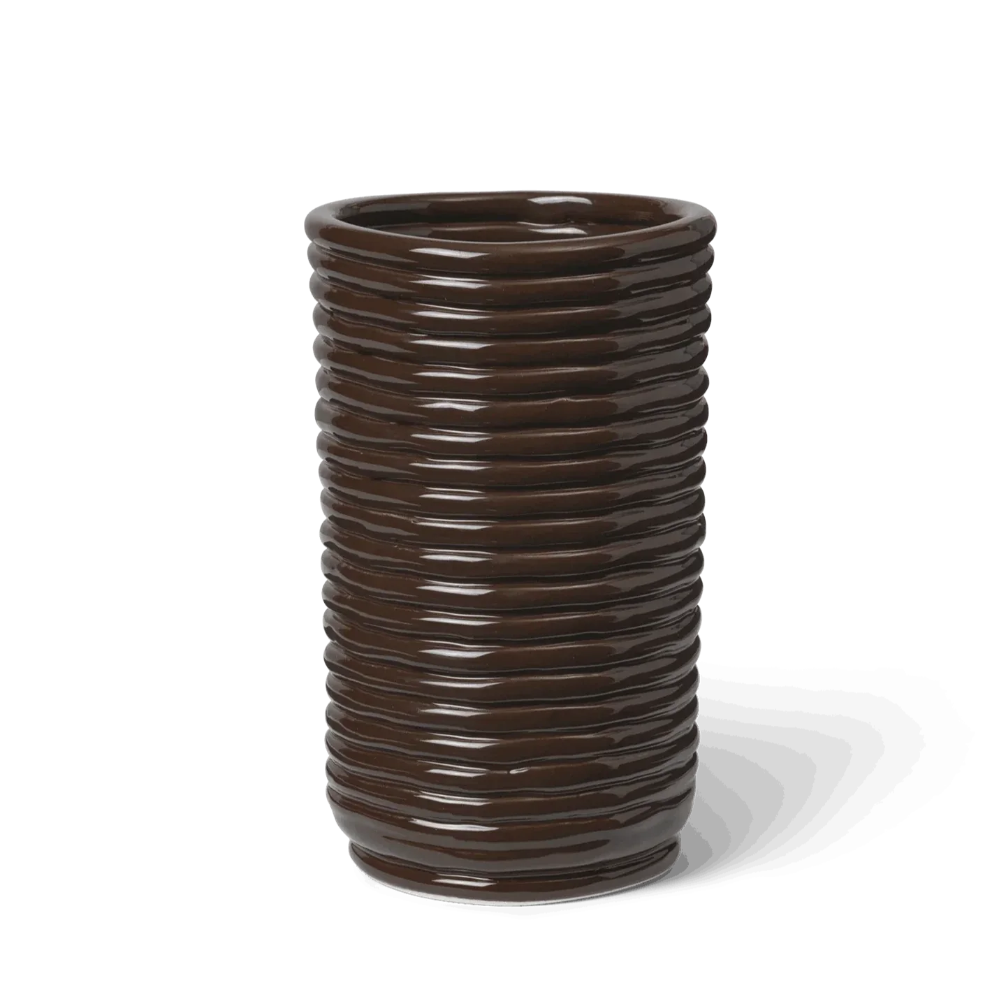 ferm LIVING | Corduroy Vase - Carob Brown