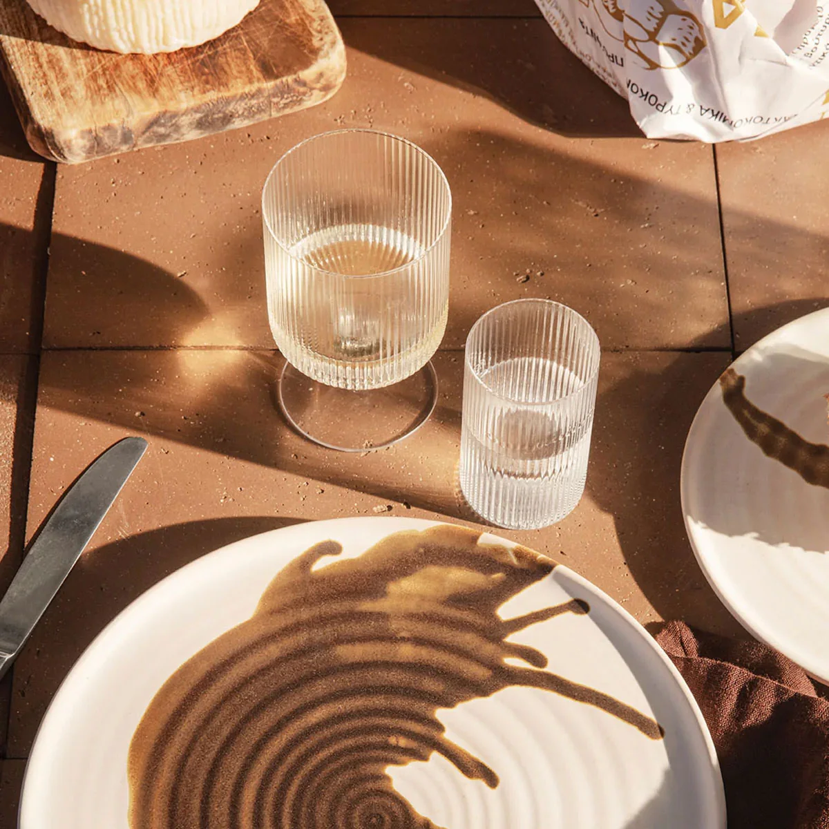 ferm LIVING | Ripple Verrines - Set of 4 - Clear