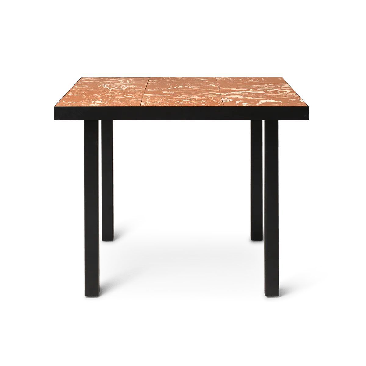 ferm LIVING | Flod Small Table - Terracotta and Black