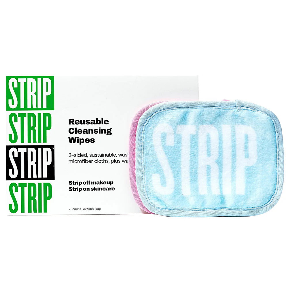 Reusable Cleansing Wipes - Blue/Pink