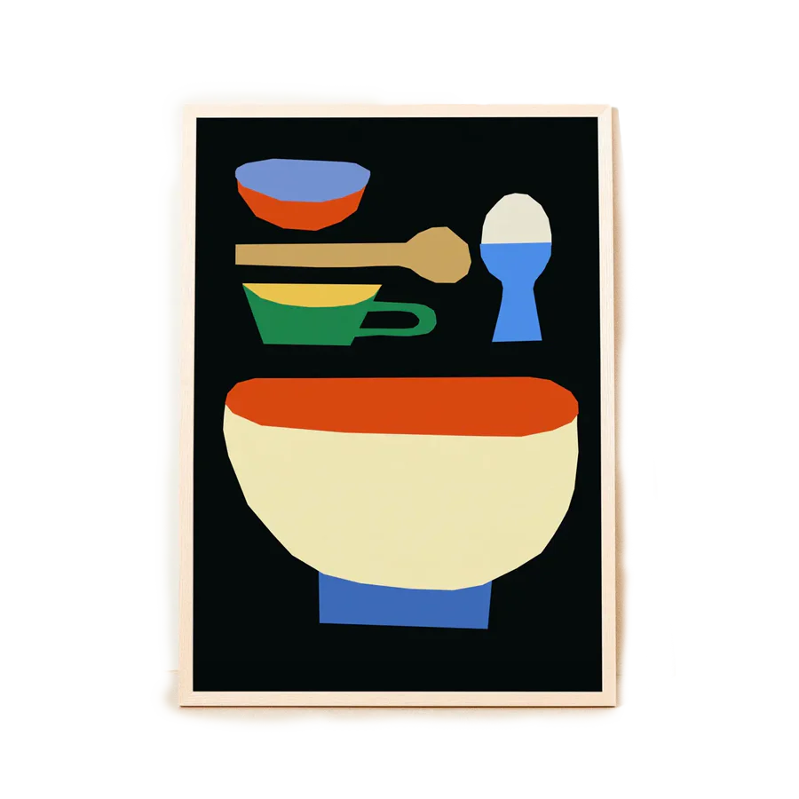 Marcello Velho | Breakfast Bowl - A3 Art Print