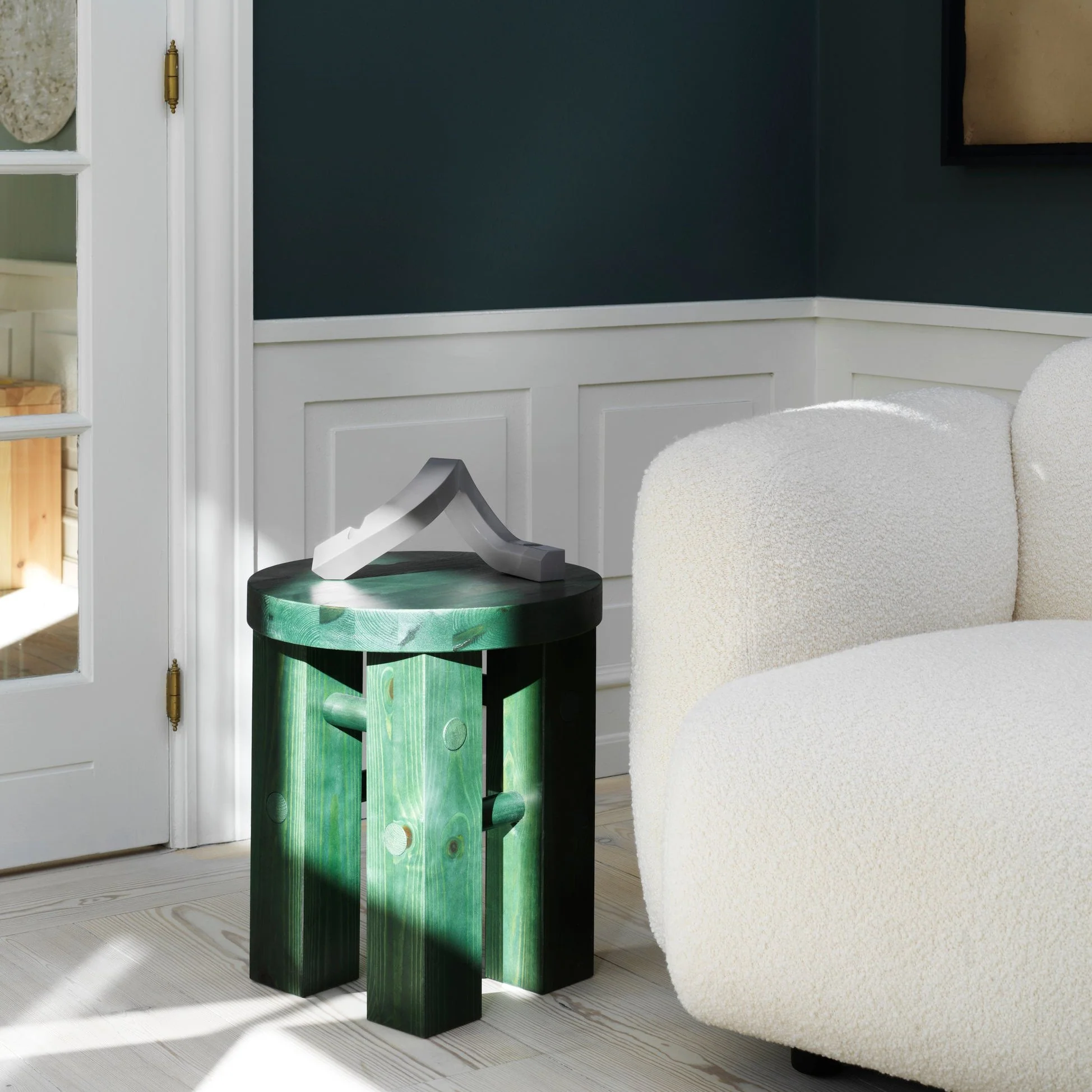 Normann Copenhagen | Crooked Candlestick Holder Two - Warm Grey