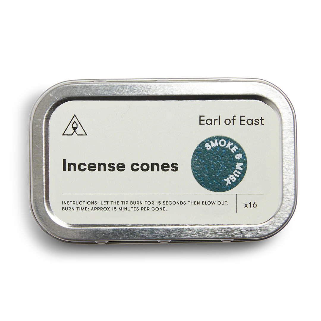 Earl of East | Incense Cones - Smoke & Musk