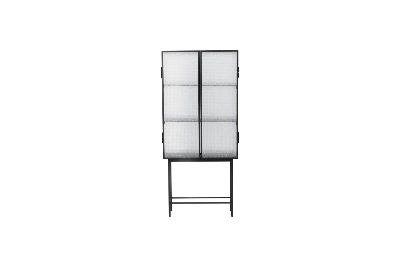 ferm LIVING | Haze Vitrine - Wired Glass - Black