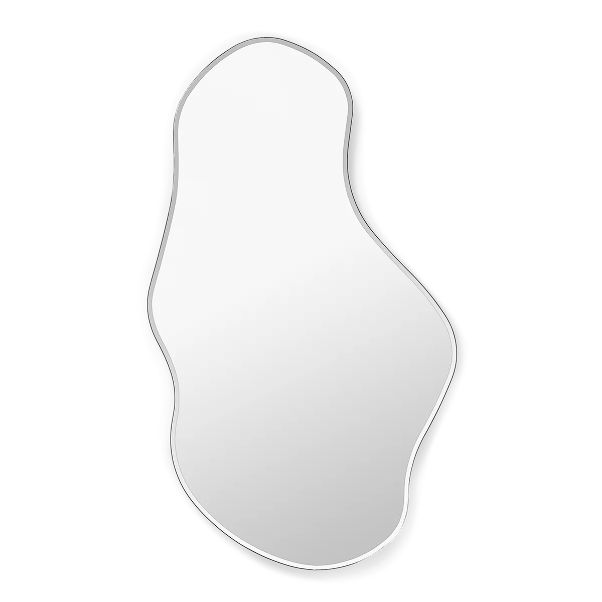 ferm LIVING | Pond Mirror - Large - Dark Chrome