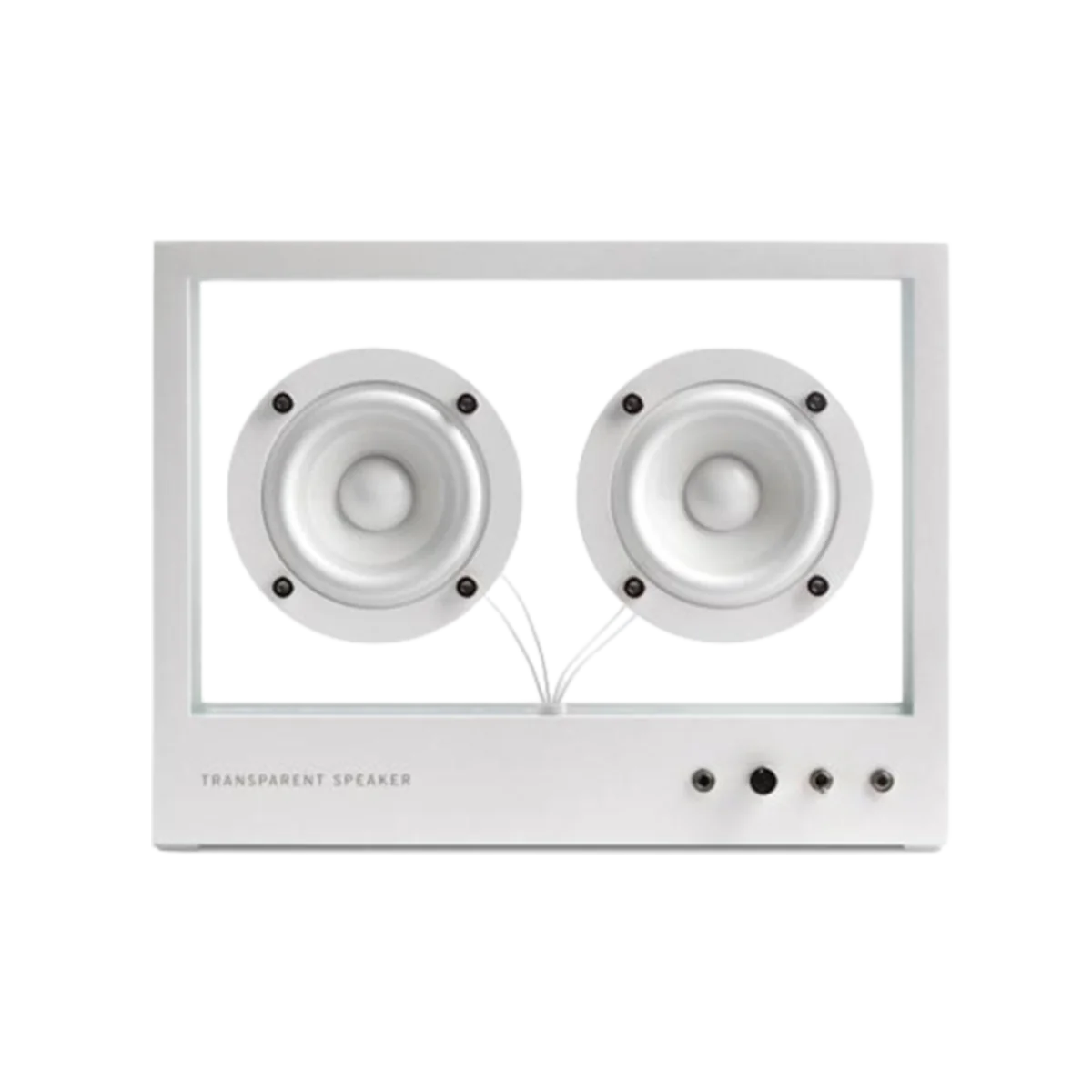 Transparent | Small Transparent Speaker - White