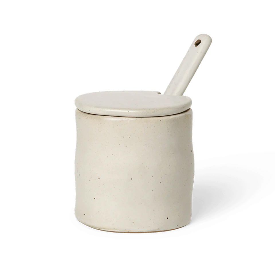 Ferm LIVING | Flow Jam Jar - Off White