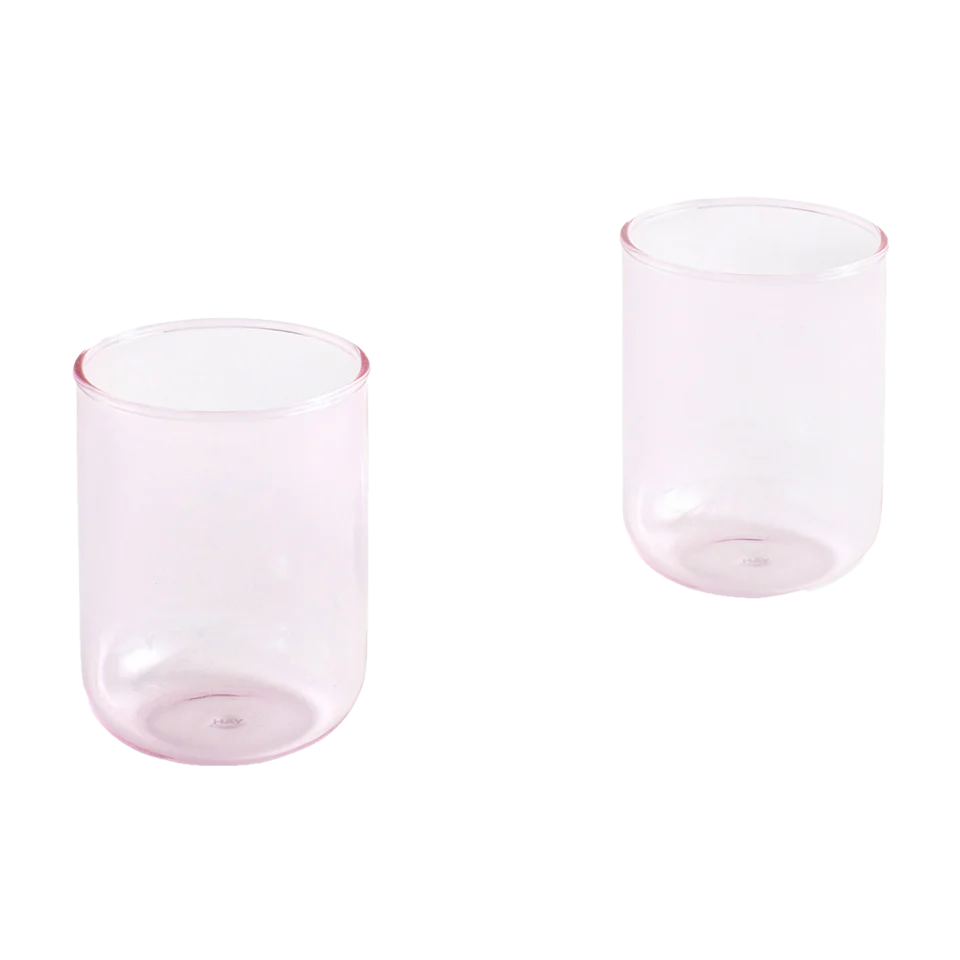 HAY | Set of 2 Tint Tumbler Glasses in Pink