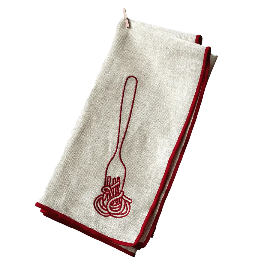 MÆGEN | Linen Blend Napkins - Set of 2 - Spaghetti