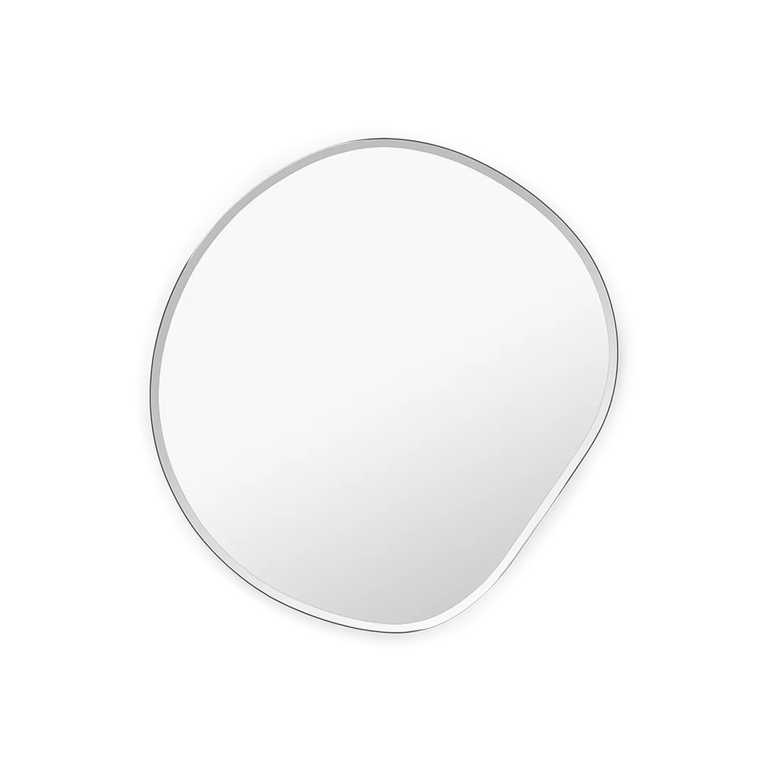 ferm LIVING | Pond Mirror - Small - Dark Chrome